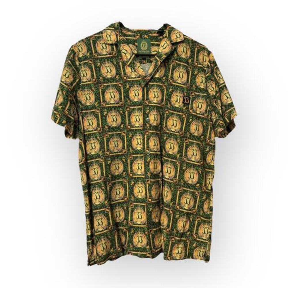 Reyn Spooner Disneyland Club 33 Emerald 55th Anniversary Camp Shirt Men’s Medium